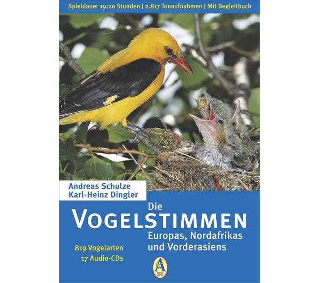 Alle Vogelstimmen Europas, 17 Audio-CDs mit Buch
