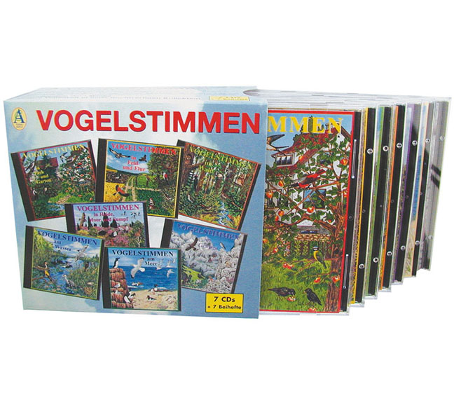 7 CDs VOGELSTIMMEN Texte gesprochen