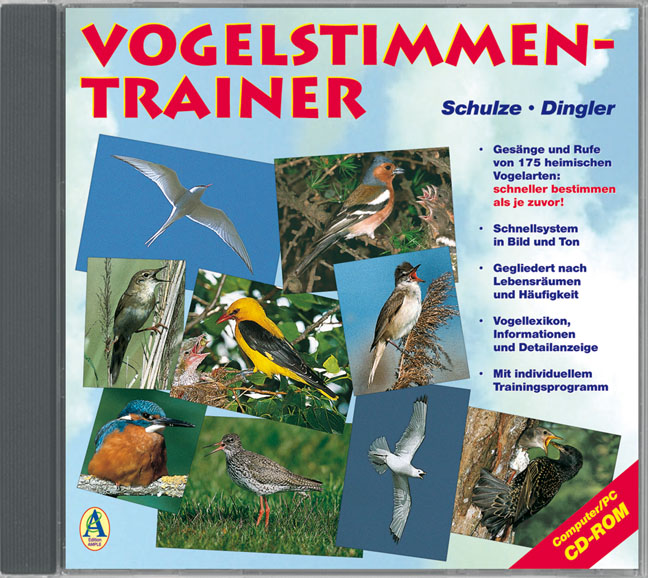 Der Vogelstimmen-Trainer auf CD-ROM f�r PC