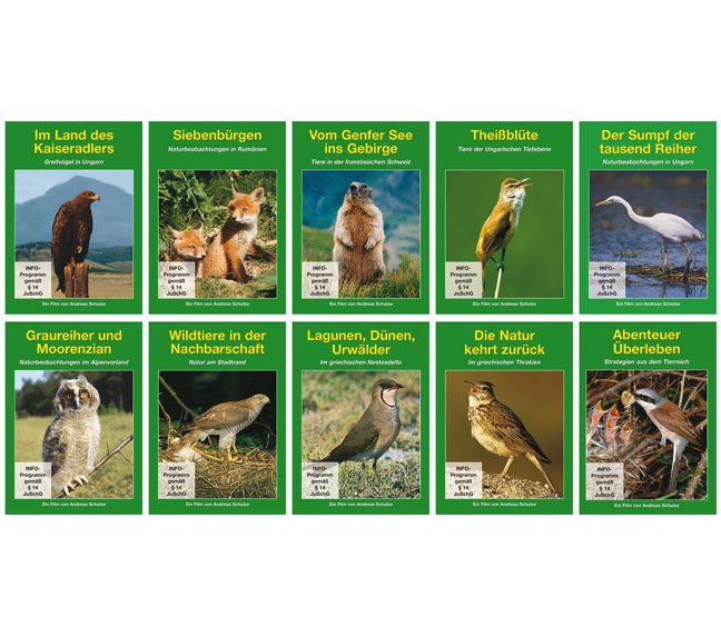 DVD-Videos: Natur, Vogelwelt und Tierwelt